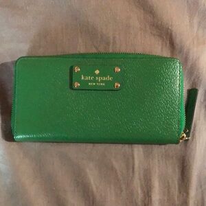 Green Kate Spade Wallet